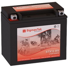 STX12-BS Battery - Replaces YTX12-BS, UTX12, GTX12-BS, MBTX12U, CTX12-BS, PTX12 picture