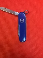 Victorinox Signature Swiss Army Knife 58mm Blue Pocket Knife With Oem Cover picture