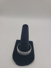 Triton Tungsten Carbide Brushed Satin Polished Edge Men’s Wedding Band Size 13 picture