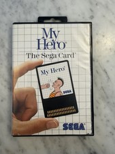 Sega Card My Hero (Sega Master, 1986) Complete with Manual Tested Working picture