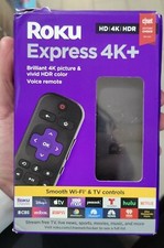 Roku Express 4K + Plus 2021 3941RW Streaming Media Player HD/4K/HDR good picture