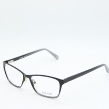 NEW NINE WEST NW 1043 046 BLACK GREY AUTHENTIC EYEGLASSES 51-15 picture