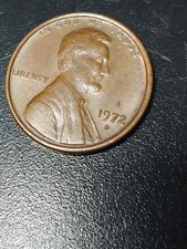 1972 D Lincoln penny error “L” on Liberty onthe Rim Original Rare Good Condition picture