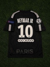 Neymar Jr black PSG jersey #10 Size Medium Brand New picture