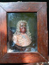 Antique 1825 Wax Portrait Caricature picture
