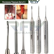 Set Of 3 Dental Periodontal Flex Periotome Titanium Tooth Extraction Instruments picture