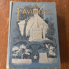 Our Favorites Poets and Poems Maxwell 1891 Antique  Book. Illustrated. picture