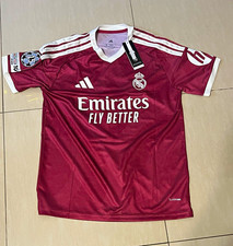 adidas Real Madrid Vini Jr #7 Soccer Jersey Maroon/White Size M picture