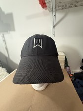 Vintage Nike Golf Tiger Woods TW Hat Black M/L Stretch Fit SQ ONE Cap picture