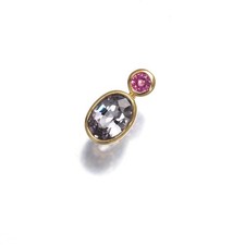 Auth GSTV Pendant Spinel 0.70ct/0.07ct 18K 750 Yellow Gold picture