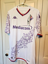 Fiorentina Serie A Kappa Calcio Jersey 23/24 XL (Skin Fit) NWT picture