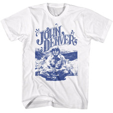 Vtg John Denver Gift For Fans Cotton White All Size Unisex Shirt BL107 picture