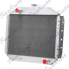 Fits 1966-1979 Ford F100 F150 F250 F350 Chevy V8 Engines 3-Row Aluminum Radiator picture