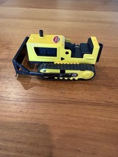 Vintage 1970-73 Tiny Tonka Toys USA Pressed Steel Yellow Bulldozer #495 Display picture