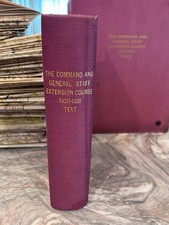 The Command and General Staff Extension Course 1930-1931 Text Book and 63 Maps picture