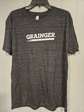 Grainger T Shirt Gray & White Threadfast Apparel New Never Worn Poly-Cotton picture