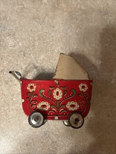 Vintage German Tin Litho Dollhouse Pam  Miniature Set Marked Foreign picture