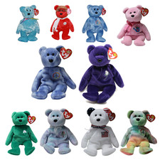 Ty Beanie Babies - Assorted Lot of 10 Bears | MWMTs | All Different picture