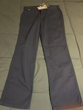 Carhartt Womens FR Rugged Flex Canvas Pants Navy 102689-410 Size 12 Regular NWT picture