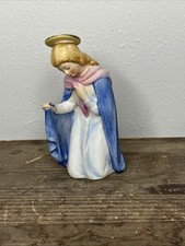 Vintage GOEBEL Hummel NATIVITY Mother Mary Kneeling Figurine Germany HX323 picture
