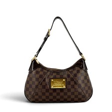 LOUIS VUITTON Thames PM Damier Ebene Canvas Brown Shoulder Bag N48180 picture