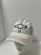 Infinity Chevrolet Chevy Womens White/Pink/Black Strapback Baseball Cap Hat picture