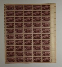 US SCOTT 1104 PANE OF 50 BRUSSELS STAMPS 3 CENT FACE MNH picture