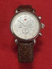 Michele CSX Chronograph Swiss Quartz 36mm Watch MOP Dial 71-2100/3100 - WORKING picture