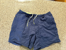 Bird Dogs Men's Blue Lined Athletic Shorts w/ Pockets Drawstring Size L picture