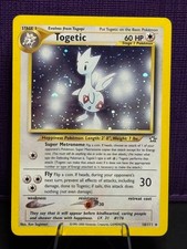 Togetic *SWIRL* 16/111 Rare Neo Genesis Pokemon Unlimited Holo LP picture