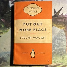 Put Out More Flags by Evelyn Waugh Paperback Penguin Books WWII Reprint 1951 picture