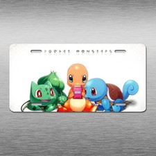 Pokemon Bulbasaur Inspired Art Anime Vehicle License Plate Car Auto Truck Gift picture