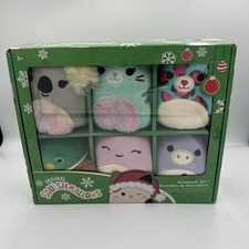 Squishmallows 6 Ornament Set Avery Kelina Corinna Bubba Chelsea Jeanne New A11 picture