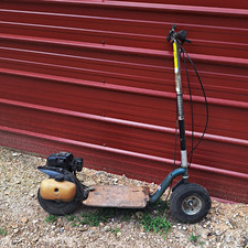Go-Ped Sport Gas Powered Stand-Up Scooter, Green/Black Gas Scooter picture