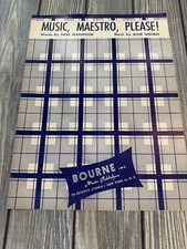 Vintage 1938 Sheet Music 