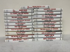 Great Illustrated Classics Hardcover Childrens Books Lot of 21 Finn Oliver Robin picture