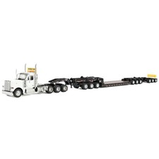 1/64 Peterbilt 589 Tridem-Axle Semi Truck with Trail King TK170 Gooseneck Lowboy picture