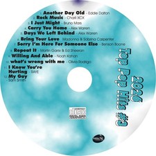 CUSTOM KARAOKE 2026 TOP POP v3 12 GREAT SONGS cdg CD+G NEW BRUNO SABRINA BENSON picture