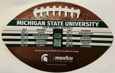 2026 MICHIGAN STATE SPARTANS Schedule 🏈 College Football Sked COOL MAGNET‼️ picture