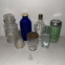 lot of 7 Vintage bottles And Jars picture