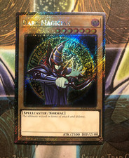 *** DARK MAGICIAN *** ALTERNATE ART PLATINUM SECRET RARE MINT HOLOGRAPHIC YUGIOH picture