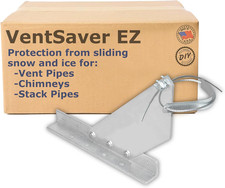 Ventsaver EZ Roof Vent Snow Guard for Stack Pipes and Chimneys picture