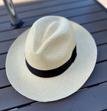 Genuine Panama Hat, 100% Toquilla Straw, Handwovwn in Ecuador, Fedora picture