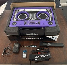 Selena Bumpboxx Remixx Purple Bluetooth Boombox Karaoke w Wireless Micro G2U picture