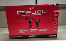 Milwaukee M12 FUEL 12V Brushless 2-Tool Combo Kit Drill/Impact (3497-22) picture