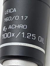 LEICA E2 ACHRO 100X/1.25 OIL Objective 160/0.17 RMS picture