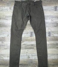 G-Star RAW D-Staq Jeans Mens 38x38 Green Skinny Denim Pants picture