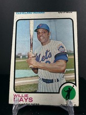 4-011 - 1973 Topps - Willie Mays #305 - New York Mets picture