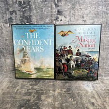 The American Heritage History 2 Vol Book Set Making Nation Confident Years picture