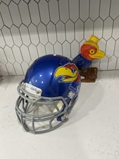 Riddell Kansas Jayhawks Football Helmet 2013 W/ Official Decal Stickers Size M picture
